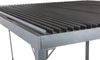 Primaster Pavillon Triviso 3x3m Gartenpavillon Alu inkl Lamellendach zum Öffnen Bild 3