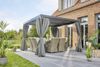 Primaster Pavillon Triviso 3x3m Gartenpavillon Alu inkl Lamellendach zum Öffnen Bild 2