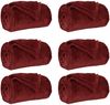 vidaXL Wohndecken 6 pcs Bordeauxrot 130 x 150 cm Fleece 42016817 Bild 2