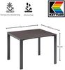 Kettler Tisch Set Float Anthrazit Gestell 95 x 95 und Anthrazitplatte 95 x 95 Bild 3
