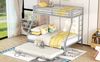 Bett 90(140)x200 cm aus Metall mit Ausziehbett und Leitern – platzsparend und stabil Bild 4