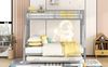 Bett 90(140)x200 cm aus Metall mit Ausziehbett und Leitern – platzsparend und stabil Bild 5