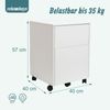 Relaxdays Rollcontainer mit Hängeregister Bild 4
