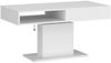 Couchtisch >CORTADO < höhenverstellbar bis 80cm, Alpinweiß - 110x60/80x65cm (BxHxT) Bild 2