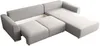 Vente-unique - MELTANA Sofa Stoff Grau - B 195 cm x H 84 cm x L 293 cm Bild 5