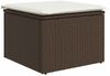 vidaXL Gartensofa-set mit Kissen 8 pcs Braun und Creme Poly-Rattan 3355517 Bild 5