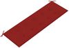 vidaXL Batavia-Bank mit Rotem Kissen 150 cm Massivholz Teak 3100832 Bild 5