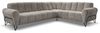 Beautysofa Ecksofa mit Metallbeine in schwarzer VOLARE L, mit höchstem Sitzkomfort, ohne Schlaffunktion Bild 4