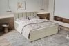 99rooms Boxspringbett Bergamo (Schlafzimmerbett, Bett), 140/160/180/200x200 cm, in Webstoff MALMO_NEW, mit Topper Bild 3