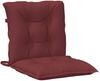 vidaXL Niedriglehner-Auflagen 6 Stk. Melange Weinrot 100 x 50 x 7 cm Stoff 4002408 Bild 5