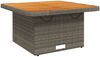 vidaXL 5-tlg. Garten-Essgruppe mit Kissen Grau Poly Rattan 3277338 Bild 3