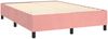 vidaXL Boxspringbett mit Matratze Rosa 140x200 cm Samt 3142910 Bild 4