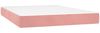 vidaXL Boxspringbett mit Matratze Rosa 140x200 cm Samt 3142910 Bild 5