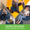 Green Bean® Sitzsack-Hocker 45x25cm mit EPS-Perlen Füllung - Sitz-Pouf für Sitzsäcke - Sitzhocker für Kinder und Erwachsene - Dunkelblau Bild 5