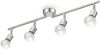 B.K.Licht Deckenleuchte LED Deckenlampe 4x 5W IP20 4.000K - BKL1407, LED wechselbar, Neutralweiß, 4-flammig GU10 4x 400lm dreh- schwenkbar Matt-Nickel Bild 2