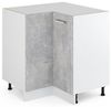 Eckunterschrank R-Line Beton 75.6 cm ohne Arbeitsplatte Vicco Bild 4