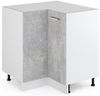 Eckunterschrank R-Line Beton 75.6 cm ohne Arbeitsplatte Vicco Bild 5