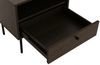 Nachttisch HWC-N78, Nachtschrank, Schublade, skandinavischer Stil Metall Holz Melamin MVG 50x40x50cm ~ dunkelbraun Bild 5
