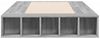vidaXL Bettgestell Grau Sonoma 90x200 cm Holzwerkstoff 3280522 Bild 4