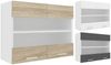 VCM Küchenmöbel Hängeschrank Esilo 918696 Weiß / Anthrazit H. 60 x B. 80 x T. 31 cm Bild 5