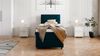 PANDA MÖBEL GmbH Boxspringbett DIAMARO 90x200, 100x200, 120x200, Boxbett mit Bettkasten und Topper, Stilvolles Design – zeitlose Eleganz Bild 2