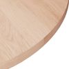 vidaXL Runde Tischplatte Ø30x1,5 cm Unbehandeltes Massivholz Eiche 342893 Bild 3