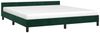 Doppelbett, Bettgestell Modernen ohne Matratze Dunkelgrün 180x200 cm Samt d2394e Bild 3