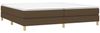 vidaXL Boxspringbett mit Matratze Dunkelbraun 200x200 cm Stoff, Härtegrad: H2 [3144202] Bild 3
