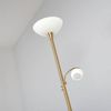 Lindby Stehlampe Elaina, Metall, Gold / Messing IP20, 1 x 15 W LED E27 + 1 x 8 W LED E14 Bild 4