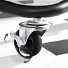 Songmics Servierwagen, Kunststoff / Stahl schwarz, 41,6 x 33,5 x 86,3 cm Bild 3