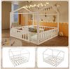 Flieks Massivholzbett, Kinderbett 90x190cm*2 oder 180x190cm*1 mit Gitter und Lattenrost Bild 4