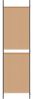 vidaXL 3-teiliger Raumteiler Beige 150 x 180 cm Stoff 42039215 Bild 5