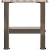 vidaXL Couchtischbeine Naturstahl 2 Stk. 40x(30-31) cm Stahl 4013259 Bild 5