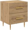 vidaXL Nachttisch Artisan-Eiche 40 x 35 x 47,5 cm Holzwerkstoff 881997 Bild 2