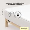 Schlafgut Spannbettlaken EASY Jersey Elasthan Topper, Jersey, Gummizug: rundum, (1 Stück), MADE IN GREEN by OEKO-TEX® Bild 3