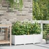 vidaXL Garten-Pflanzgefäß 3 Stk. Weiß 120 x 40 x 37,5 cm PP 42002914 Bild 3