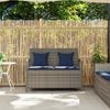 vidaXL Gartenbank mit Stauraum und Kissen Grau Poly Rattan 4104218 Bild 3