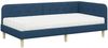 vidaXL Eckbettgestell Blau 100 x 200 cm Stoff 3394132 Bild 2