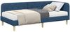 vidaXL Eckbettgestell Blau 100 x 200 cm Stoff 3394132 Bild 3