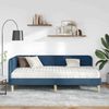 vidaXL Eckbettgestell Blau 100 x 200 cm Stoff 3394132 Bild 4
