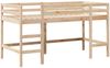 vidaXL Hochbett mit Leiter und Dach 80x200 cm Massivholz Kiefer 3282072 Bild 5