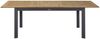 UNICAMO Ausziehtisch 90x180, Platte: Teak natur, Alugestell: anthrazit Bild 2