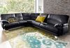 TRENDMANUFAKTUR Ecksofa Cecilia in italienischem Design, modern und komfortabel, L-Form, bequeme Armlehnen, mit langem Schenkel Bild 1