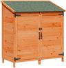vidaXL Garten Shed Braun 106,5 x 56 x 113,5 cm Holzwerkstoff 42033443 Bild 2