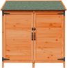 vidaXL Garten Shed Braun 106,5 x 56 x 113,5 cm Holzwerkstoff 42033443 Bild 5