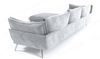 Polster Ecksofa Lobos L-Form – Modern & Bequem - Samtstoff - Hellgrau - Links Bild 4
