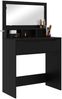 vidaXL Schlafzimmer-Frisiertische Schwarz 80 x 39,6 x 135 cm 888978 Bild 3