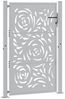 vidaXL Gartentor 100x150 cm Verwitterungsstahl Flammendesign 4100996 Bild 3