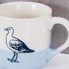 Levandeo® Becher, 2er Set Tassen Anker Möwe 350ml Steingut Kaffeetasse Becher Blau Bild 4