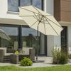Schneider Schirme 'Harlem' Sonnenschirm, Alu / Polyester beige, Ø 270 cm Bild 4